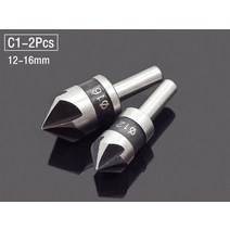 HSS-티타늄 카운터 싱크 디버링 모따기 드릴 1/4 육각 생크 테이퍼 홀 커터 헤드 전동 공구, [06] C1