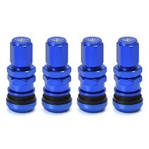 타이어구찌 호환 레이싱 단조 알루미늄 밸브 스템 캡 휠 림, 05 Blue With PQY Logo