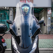 혼다 PCX 21년-22년 전용 롱롱윈드스크린 93CM 머리까지 막아주는 스크린