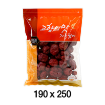 팩플러스 고향의맛(지퍼형/PP) 190x250 100매 건어물봉투 / 건어물포장 / 포장봉투 / 농산물포장