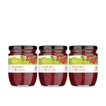 복음자리 무농약 과일잼 3병세트(딸기 무화과), 무농약무화과잼350g 3개