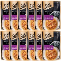 쉬바 수제수프 참치 게맛살과 연어 파우치 40g x12개세트