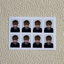 산리오 보관함 굿즈 더보이즈 포토카드 포카 THE BOYZ 1인치 증명사진 증사 카드 팬 컬렉션, 8.9x12.7cm, SunWoo