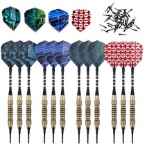 SHOT TAKER CO. EST. 2017 프로페셔널 소프트 다트 황동 엑스트라 알루미늄 샤프트 비행 표준 멀티 툴 휴대용 병 골드 [미국 직배송], Gold Barrel-18g