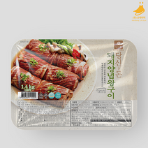 오케이덕 돼지왕구이 온가족 다같이 즐길수있는 맛있는 목전지 대용량 1.4kg, 돼지양념왕구이 1.4kg x 2개