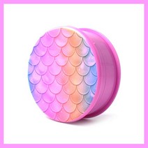 충전 그라인더 날 사포 63MM 핑크 나비 패턴 그라인더 ABS 플라스틱 크러셔 3 레이어 핸드 스파이스 드롭, 08 63mm