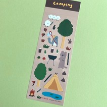 캠핑 리무벌 스티커/유포지 홀로그램