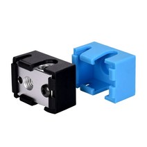 [헤드청소 교환부품] V6 실리콘 양말 지원 버전 J-head 1.75/3.0mm 3D 프린터 부품 용 보우 덴 및 직접 압출기 RepRap, [04] V6 Non-official x3, [01] 파란