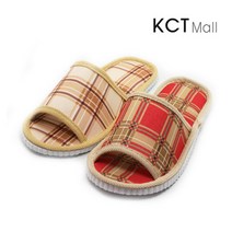KCTclub 체크 패턴 실내화 남성 여성 사무실 병원 학원 내빈용 거실 슬리퍼