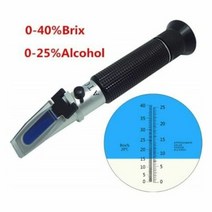 측정기 굴절식 당도40 알콜25 듀얼 비중계 당도계 주도계, 그린몰 본상품선택, 그린몰 본상품선택