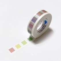 디자인 마스킹테이프 Color Square, 단품