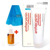 안토시아닌 헤어매니큐어 230g+픽싱아쿠아 150ml SET 믹스컬러증정, 1개, 230g B06 아쿠아블루