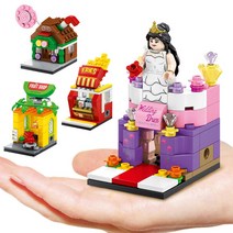 상점블럭만들기 8종 스트리트뷰 호환블록 셈보블록, 03뮤직샵