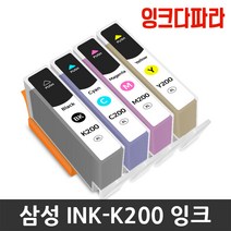 삼성 INK-K200 SCX-1490W SCX-1855F SCX-1855FW 대용량 재생잉크, INK-Y200 (노랑/호환), 1개
