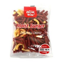 바우와우 치킨버거100g 강아지간식, 20개
