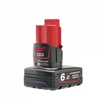 Auri 밀워키리튬이온배터리M12B6(12V)-6Ah 1팩, 1개