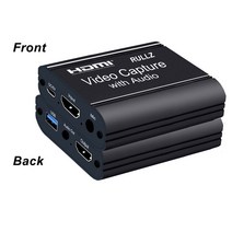 파워딜 Rullz-4K 비디오 캡처 카드 USB 2.0 게임 레코딩 플레이트 PS4 Ps5 스위치 카메라 녹화용 마이크, 04 New Audio