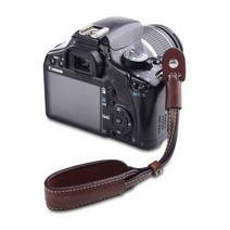 슬라이드 가죽 dslr어깨끈 넥 커프 스트랩 카메라 핸드 그립 금속 링 손목 nikon, 커피