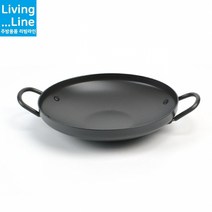 경질 피막 업소용 곱창전골 낙지볶음 알루미늄 냄비 감자탕 부대찌개 복전골 곱창팬 부대전골 냄비 궁중전골 샤브샤브 전골 부대찌개 매운탕 해물탕, [LL] 곱창전골 28호-뚜껑 미포함