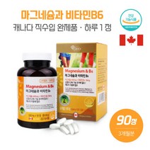 과다한 업무로 지친 분들 마그네슘과 비타민 B6 1 200mg90정 캐나다직수입 하루1정 산화마그네슘 결정셀룰로스, 본문참고, 과다한 업무로 지친 분들 마그네슘과 비타민 B6 1,2, 본문참고