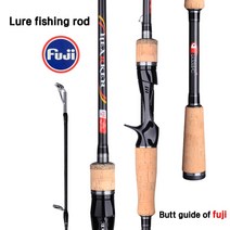 BUDEFO 스피닝 캐스팅 후지 루어 낚싯대 1.68m 1.8m 2.1m 2.4m 2.7m 3.0m 베이트 캐스팅 T800 카본 3-50g Mifine Travel Rod, 회전 2.28m10-40g