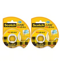 3M 스카치 투명 양면 테이프 136(12mm x 6.35m) 137(12mm x 11.4m) 237(18mm x 7.6m)