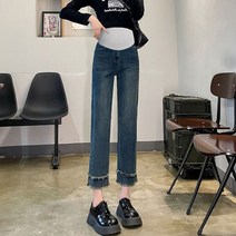 임산부 청바지 봄가을 일자 팬츠WHC23022115