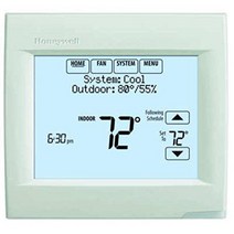 Honeywell TH8110R1008 Vision Pro 8000 터치 스크린 싱글 스테이지 온도 조절기 레드 링크 기술 적용