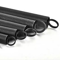 스프링 내구성 담금질 블랙 65Mn 강철 장력 확장 이중 루프 :300mm 1 개, 01 0.9x9x300mm