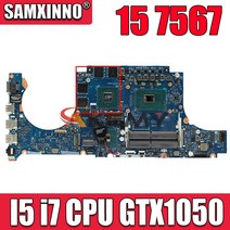 노트북 메인보드 CN0JG23N CN0W1W04 dell Inspiron 15 7567 P65F 노트북 마더 보드 BBV00 LAD993P W I57300, 02 i77700HQ