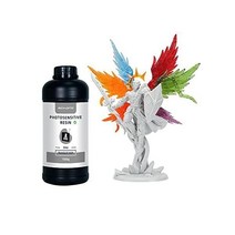 RICH-OPTO LCD 3D 프린터 수지 1kg 고속 고정밀 빠른 UV 경화 광폴리머 LCD 3D 프린팅 리퀴드 블루이쉬 그레이, Grey