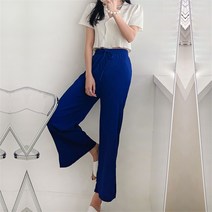 벨르 BELLE 여성 봄 여름 냉장고 트레이닝 츄리닝 플리츠 일자 팬츠 (8550711)