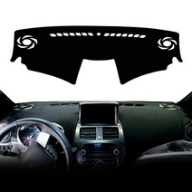 엠앤씨 2014년 쉐보레 스파크 대쉬보드커버 논슬립 썬커버, 부직포원단+블랙라인, 네비상단매립형