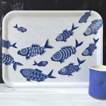 야미다 사각 우드 트레이 1P (43 x 33cm) - 화이트, 옵션