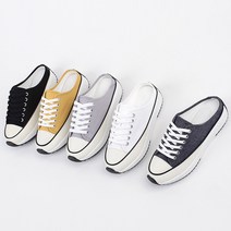 르벨슈 캔버스뮬 사계절 5종 운동화블로퍼 쿠션 통굽 슬리퍼