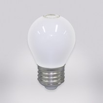 나스필 LED 필라멘트램프 인치구 불투명 4W E26 전구색 3000K