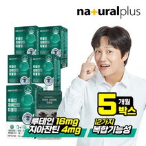 [내츄럴플러스] 차태현 루테인 지아잔틴 더블업 16대4 비율 5박스(5개월분)/비타민 미네, 상세 설명 참조, 상세 설명 참조
