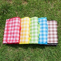 방수 감성 캠핑 돗자리 피크닉 매트 5종, 레 드