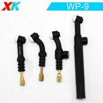 논가스용접기 프라즈마 절단기 용접봉 TIG 용접 WP9 WP9F WP9FV 밸브가 있는 유연한 토치 헤드 공기 냉각 125AMP, WP9FV+1PC