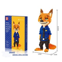 미키 마우스 스티치 스토리 애니메이션 슈퍼 플라잉 마 브라더스 스타터 블록 대형 모델 DIY 마이크로 빌, [01] With Box, 02 JM-200502_01 With Box