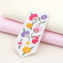 쏘잉스 74-607 한복용 다각형 자수장식_흰색 C60