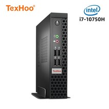 TexHoo-미니 PC 컴퓨터 인텔 코어 i7 10750H i5 10300H N5095 AMD 프로세서 윈도우즈 10 프로 11 리눅스 Pfsense 시스템 장치 사무실, 16G RAM 512G SSD, AMD A8-7410 APU