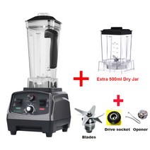 스파이럴 믹서기 초고속 진공 블렌더 대형 소형 휴대용 업소용 만능 얼음 biolomix 3hp 2200w 헤비 듀티 상업용 등급 타이머 믹서 믹서 과즙 짜는기구 스텀블러 493, 추가 500ml dj n 3pa, 협력사, 우리 플러그