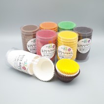 맘앤팩 노르딕 색지 머핀컵 중 45mm 대 55mm 베이킹 유산지 제빵 제과, 소(45mm), 브라운, 1개