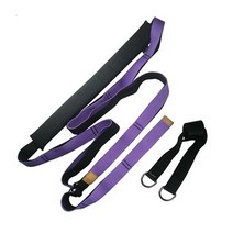 생활살림 홈트레이닝 플라잉 요가 필라테스 문틀 기구, 스트랩형 퍼플
