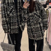 남자트위드자켓 카라 재킷 블레이저 L21