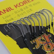 장어 낚시 바늘 10개입 채비 우나기 바늘 14호 ~ 17호, 장어전용바늘 14호(10개입)