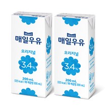 매일유업 매일우유 오리지널, 12팩, 200ml