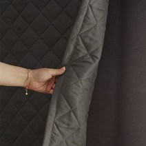 윈홈스 마이크로 워싱 무봉제 3중 누빔 방한 방풍 커튼 200x230cm
