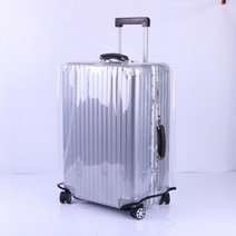 여행용 세트 투명 PVC 수하물 방진 커버 지퍼 분해 롤링 여행 방수 가방 악세사리, 22inch, [04] 500um magic tape-B